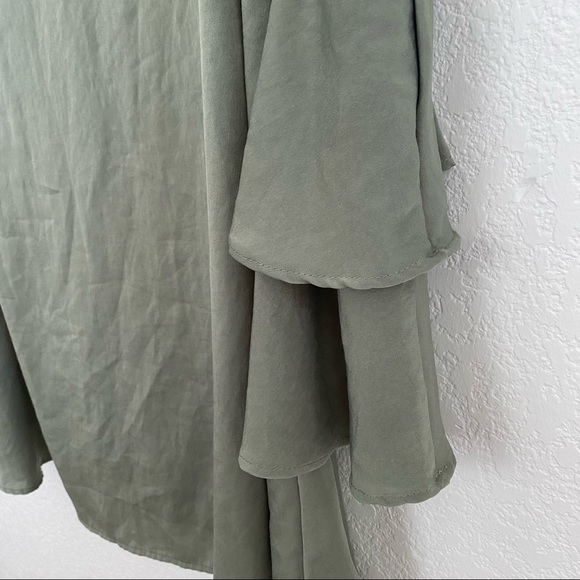 LULUS Women's Small Green Long-Sleeve Mini Dress - Picture 5 of 10